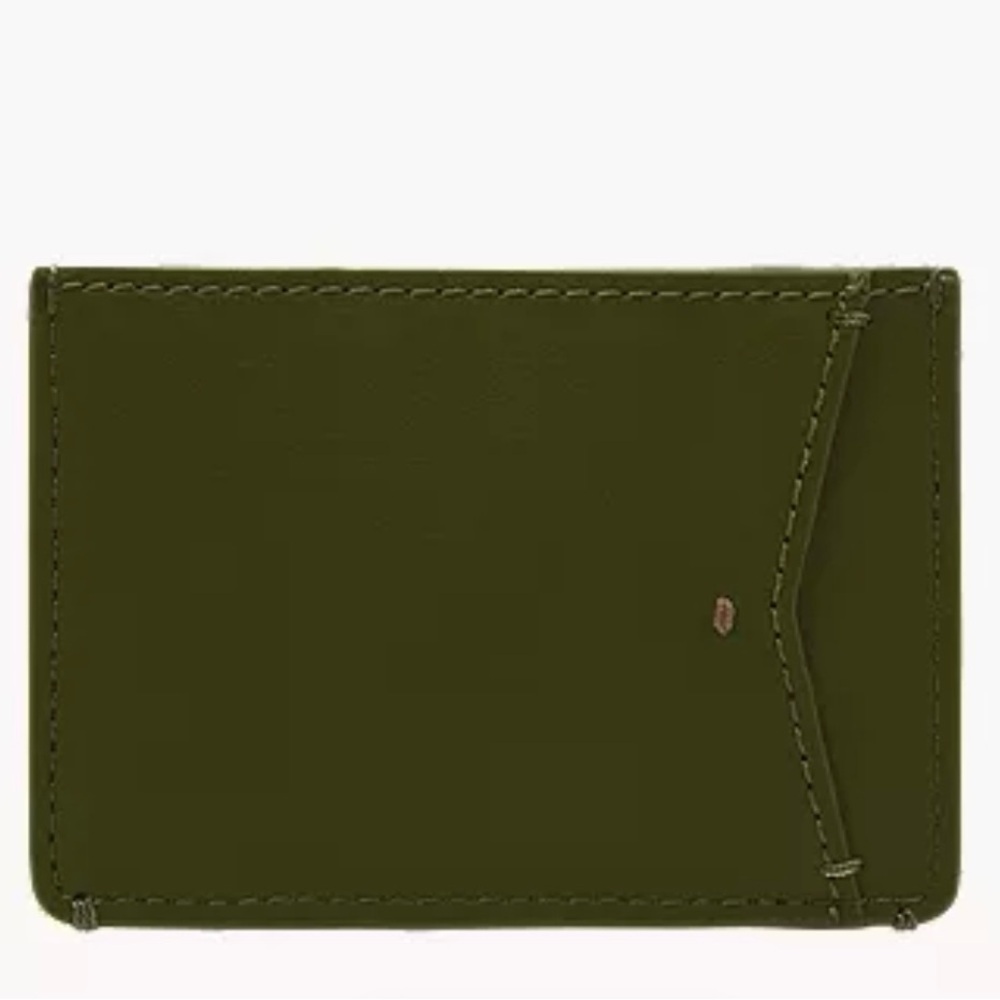 🌵Fossil Joshua Cactus Leather Card Case - Picture 2 of 8